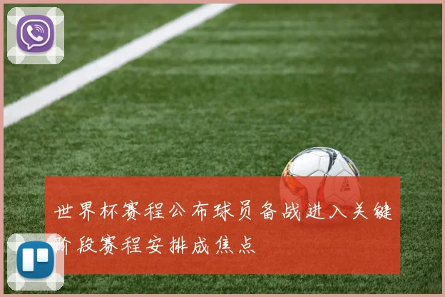 世界杯赛程公布球员备战进入关键阶段赛程安排成焦点